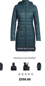 Icebreaker Womens Stratus X 3/4 Hooded Jacket XS